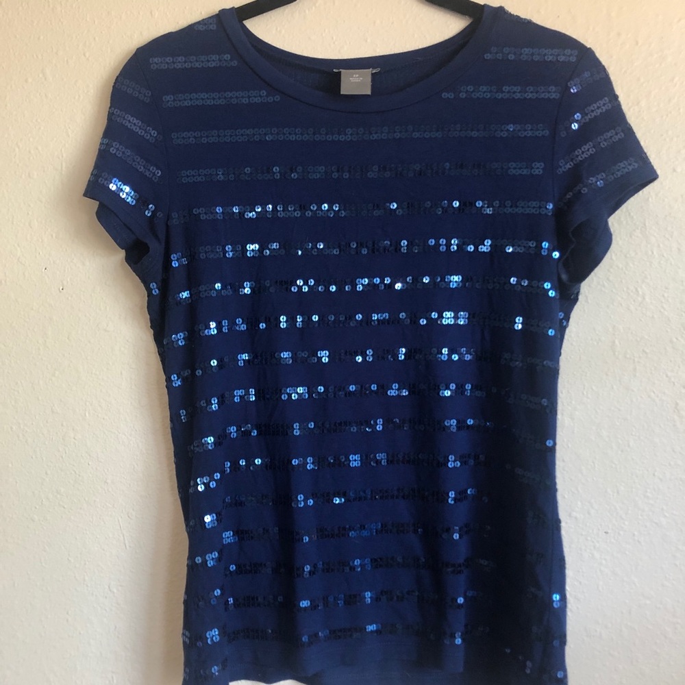 Ann Taylor sequined t-shirt